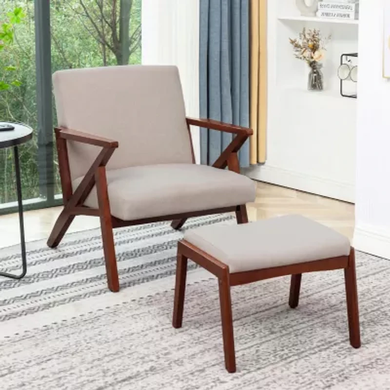 Cliff Chair & Ottoman Set