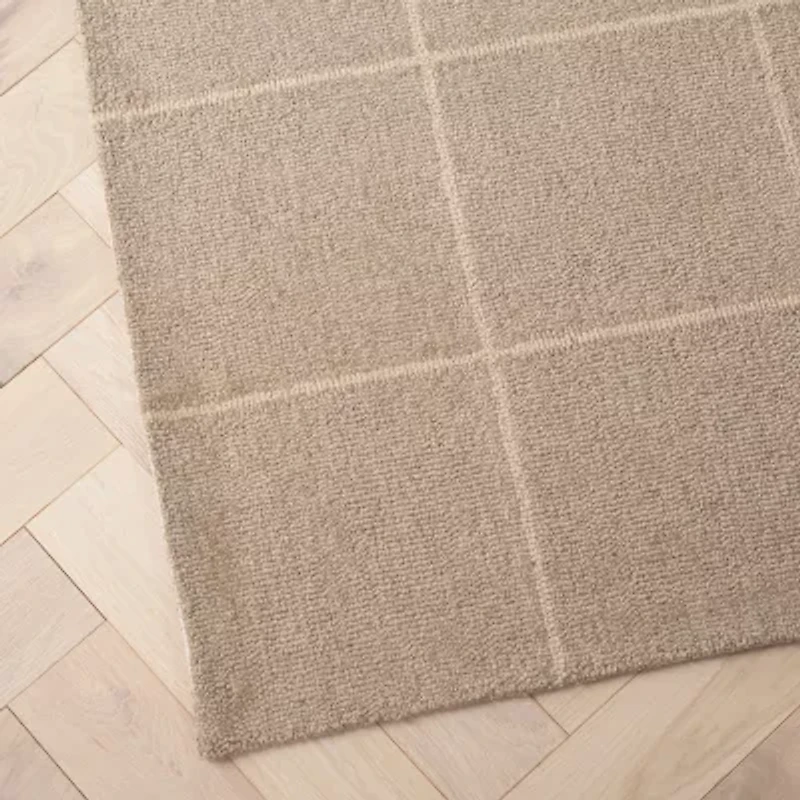 Martha Stewart Alice Geometric Hand Tufted 36" X 60" Indoor Rectangular Accent Rug"