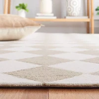 Martha Stewart Jackie Geometric Hand Tufted 27" X 96" Indoor Rectangular Runner