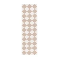 Martha Stewart Jackie Geometric Hand Tufted 27" X 96" Indoor Rectangular Runner