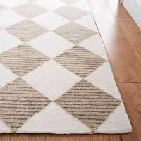 Martha Stewart Jackie Geometric Hand Tufted 27" X 96" Indoor Rectangular Runner