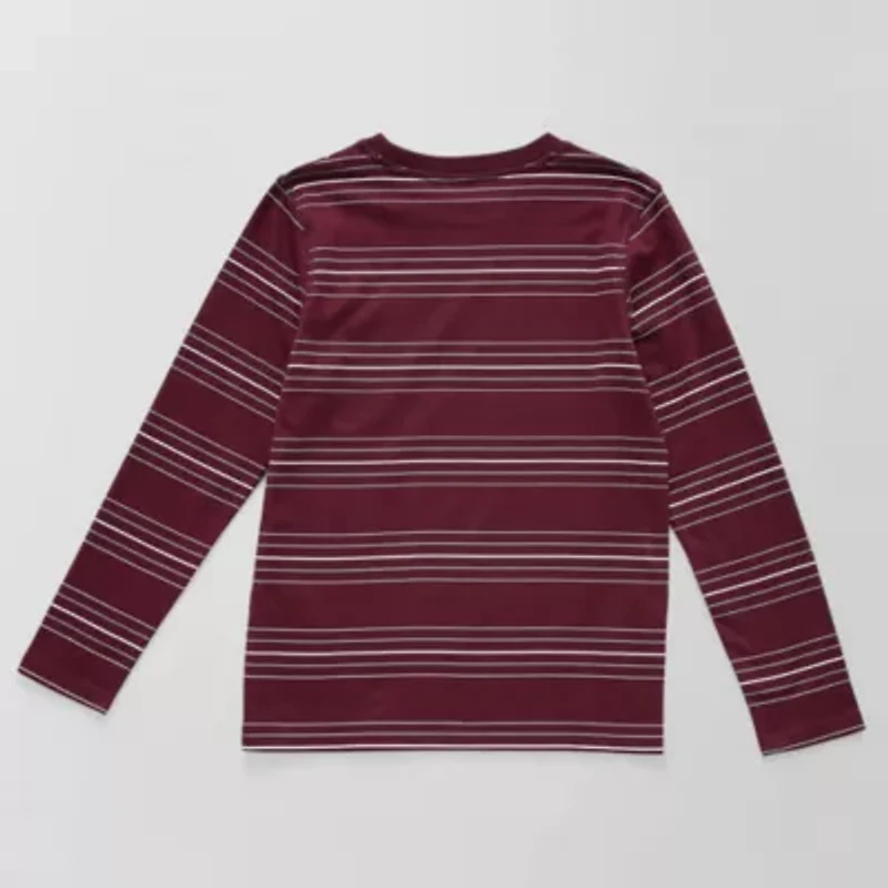 Thereabouts Little & Big Kid Boys Crew Neck Long Sleeve T-Shirt