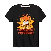 Little & Big Kid Boys Crew Neck Short Sleeve Regular Fit Inside Out Graphic T-Shirt