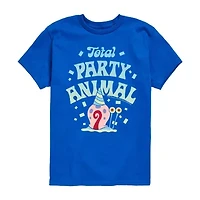 Little & Big Kid Boys Crew Neck Short Sleeve Regular Fit Spongebob Graphic T-Shirt