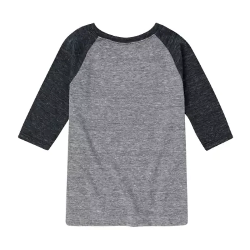 Little & Big Kid Boys Crew Neck 3/4 Sleeve Regular Fit The Beatles Graphic T-Shirt