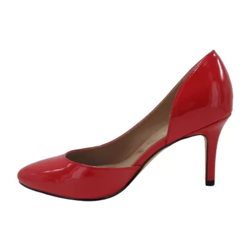 Pop Avienna Womens Pointed Closed Toe Cone Heel Pumps