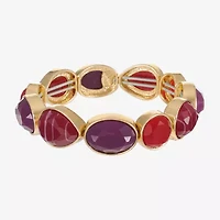 Mixit Gold Tone & Red Womens Stretch Bracelet
