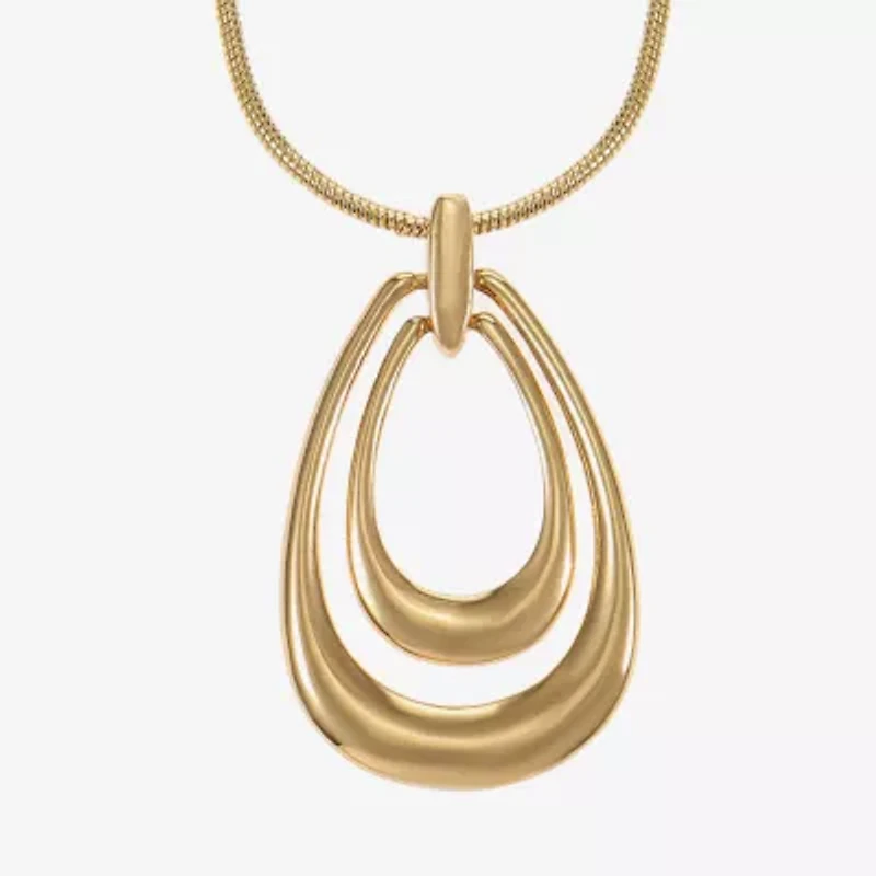 Liz Claiborne Pendant Necklace & Drop Earring Womens 2-pc. Jewelry Set