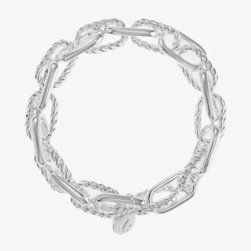 Liz Claiborne Textured Link Womens Stretch Bracelet