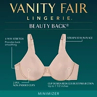 Vanity Fair® Beauty Back™  Full Figure Underwire Minimizer Bra- 76080