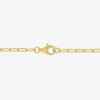 Yes, Please! Womens Lab Created White Sapphire Sterling Silver 18 Inch Pendant Necklace