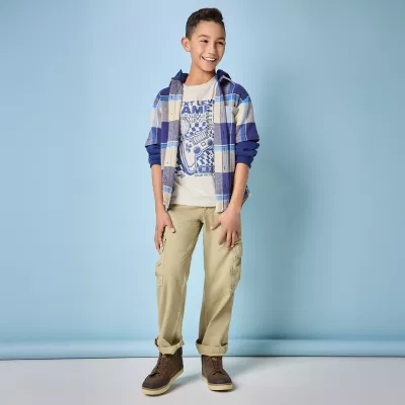 Thereabouts Little & Big Kid Boys Straight Cargo Pant