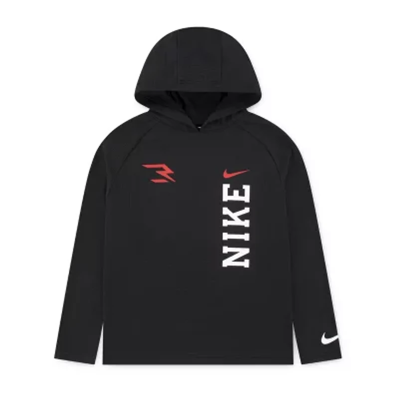 Nike 3BRAND by Russell Wilson Big Kid Boys Long Sleeve Active Hoodie