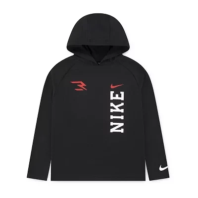 Nike 3BRAND by Russell Wilson Big Kid Boys Long Sleeve Active Hoodie