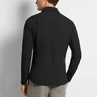 Van Heusen All Way Stretch Performance Mens Long Sleeve Slim Fit Button-Down Shirt