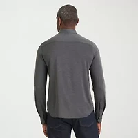Van Heusen Mens Long Sleeve Cuffed Classic Fit Button-Down Shirt