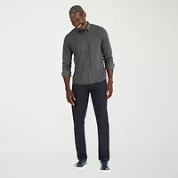 Van Heusen Mens Long Sleeve Cuffed Classic Fit Button-Down Shirt