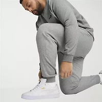 PUMA Essential Mens Drawstring Waist Regular Fit Big and Tall Fleece Active Jogger Pant