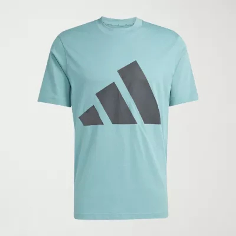 adidas Essential Mens Crew Neck Short Sleeve Big and Tall Graphic T-Shirt