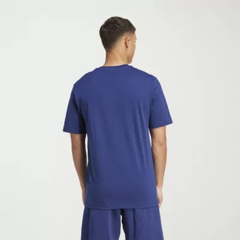 adidas Mens Crew Neck Short Sleeve Big and Tall Graphic T-Shirt