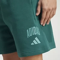 adidas Mens 7" Mid Rise Workout Shorts
