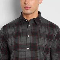 Van Heusen Performance Knit Mens Long Sleeve Regular Fit Stretch Fabric Big and Tall Button-Down Shirt