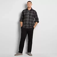 Van Heusen Performance Knit Mens Long Sleeve Regular Fit Stretch Fabric Big and Tall Button-Down Shirt