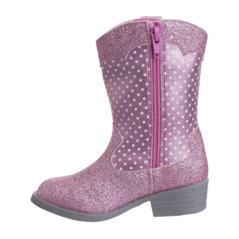 Josmo Toddler Girls Flat Heel Cowboy Boots
