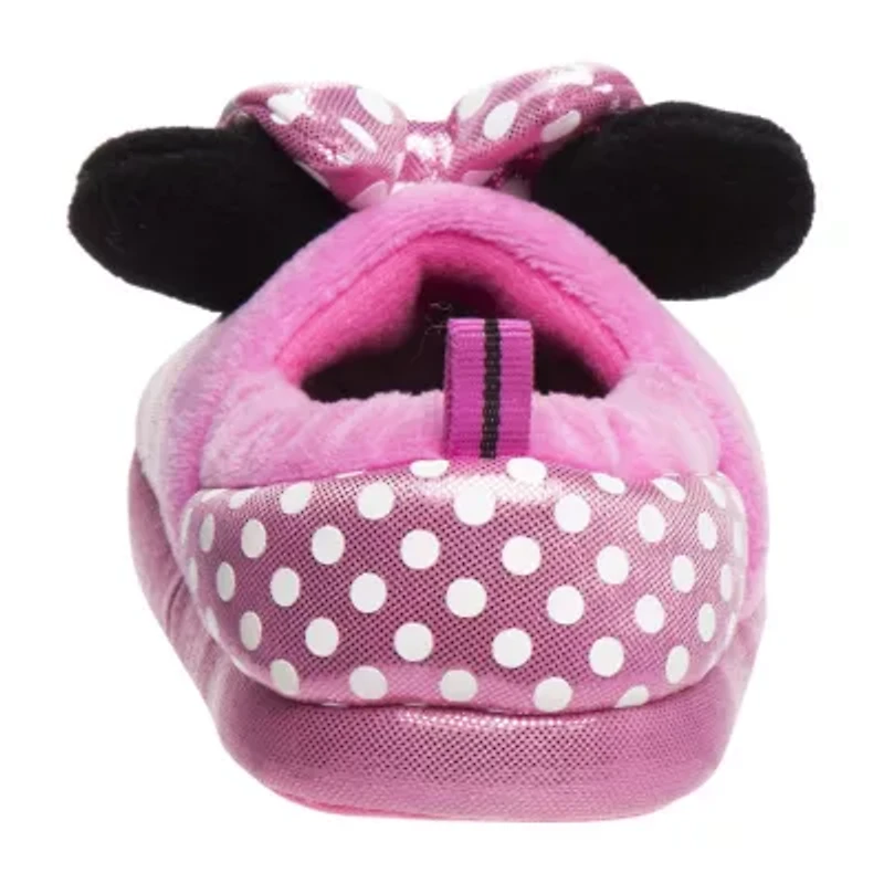 Josmo Toddler Girls Minnie Mouse Slip-On Slippers