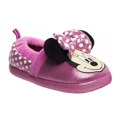 Josmo Toddler Girls Minnie Mouse Slip-On Slippers