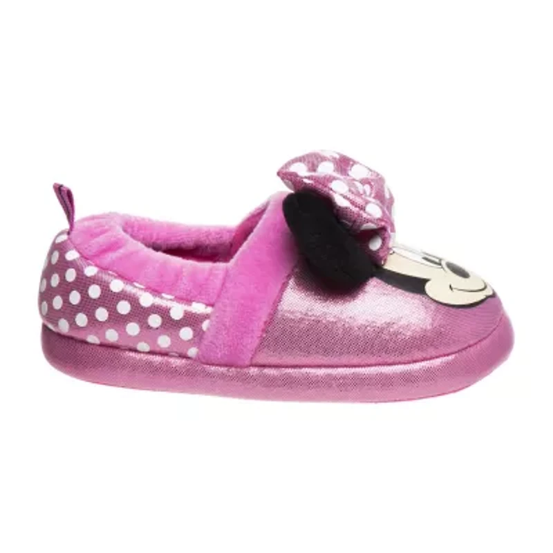 Josmo Toddler Girls Minnie Mouse Slip-On Slippers