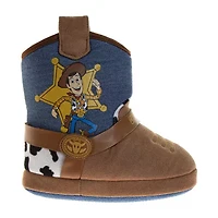 Josmo Pixar Toy Story Boys Woody Bootie Slippers