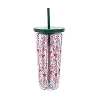 Martha Stewart Acrylic Tumbler with Straw