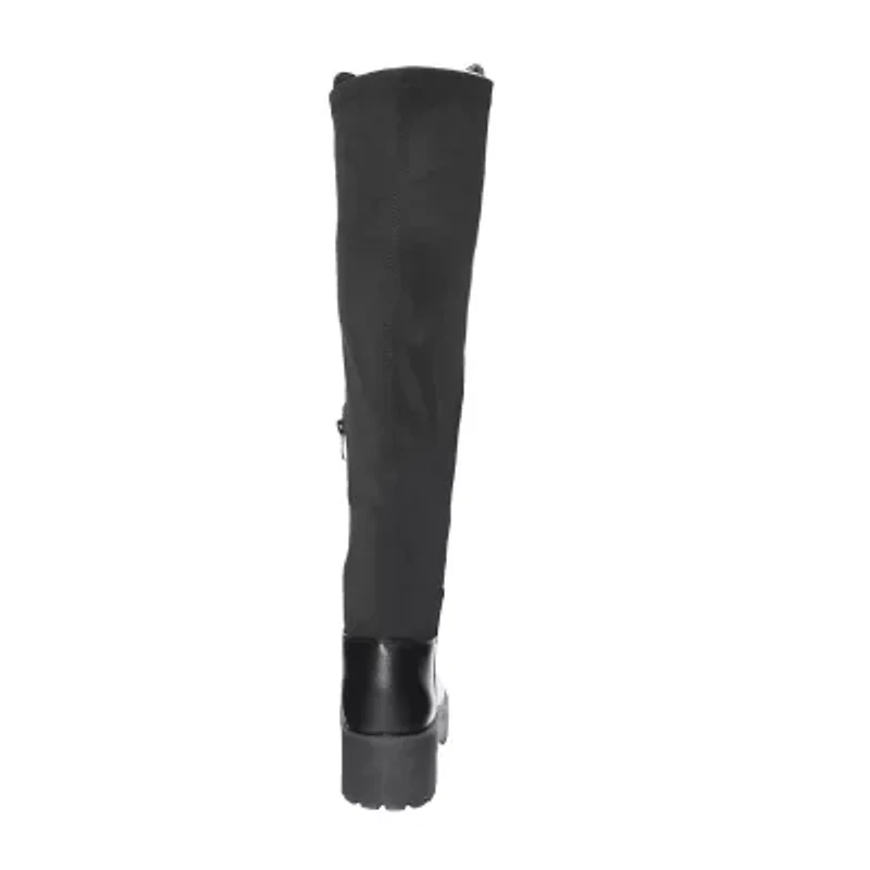 Dirty Laundry Womens Maybellene Chunky Heel Over the Knee Boots