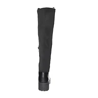 Dirty Laundry Womens Maybellene Chunky Heel Over the Knee Boots