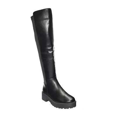 Dirty Laundry Womens Maybellene Chunky Heel Over the Knee Boots