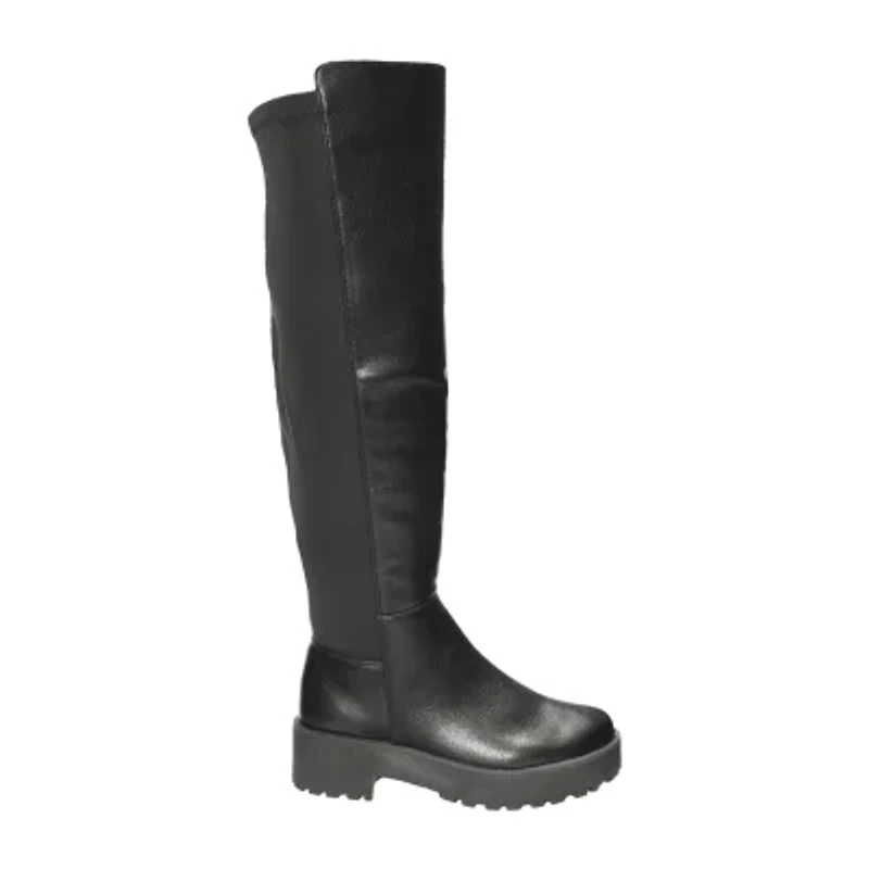 Dirty Laundry Womens Maybellene Chunky Heel Over the Knee Boots