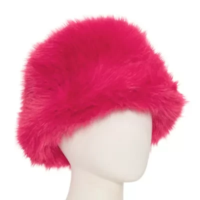 Nanette Lepore Fur Womens Bucket Hat