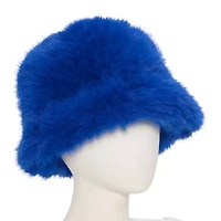Nanette Lepore Fur Womens Bucket Hat