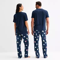 North Pole Trading Co. Unisex Adult Crew Neck Short Sleeve Matching Family Pajama Top