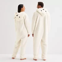 North Pole Trading Co. Polar Bear Unisex Adult Hooded Long Sleeve Matching Family One Piece Pajama