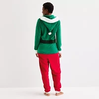North Pole Trading Co. Unisex Adult Microfleece Hooded Long Sleeve Matching Family One Piece Pajama