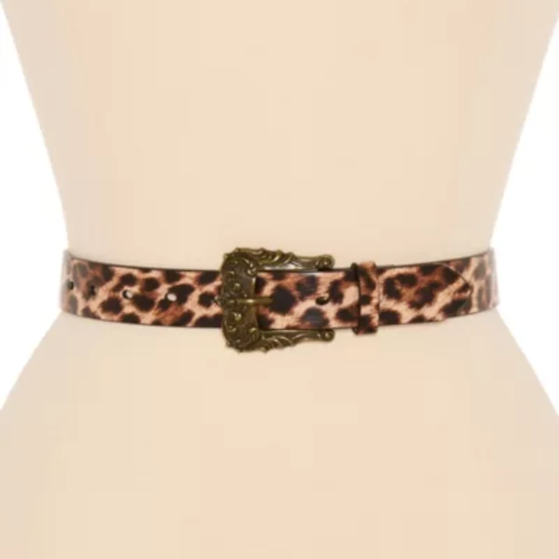 Jessica Simpson Ornate Buckle 1 Pair Womens Belt