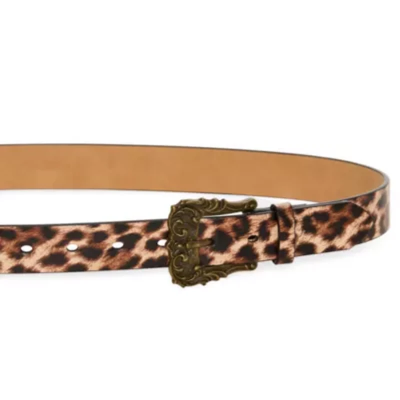 Jessica Simpson Ornate Buckle 1 Pair Womens Belt
