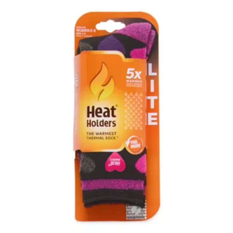 Heat Holders  Lite Jennifer Womens 1 Pair Crew Socks