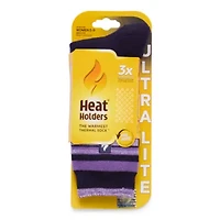 Heat Holders  Ultra Lite Heather Womens 1 Pair Crew Socks