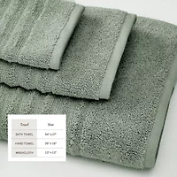 Linery Luxurious Cotton 6-pc. Quick Dry Bath Towel Set
