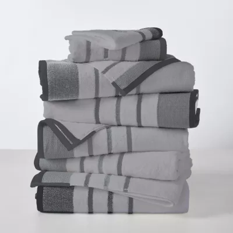 Linery Cotton Decorative 6-pc. Quick Dry Bath Towel Set