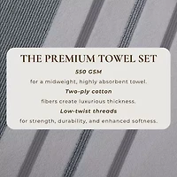 Linery Cotton Decorative 6-pc. Quick Dry Bath Towel Set