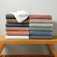 Linery Cotton Quick-Dry Textured 6-pc. Quick Dry Bath Towel Set